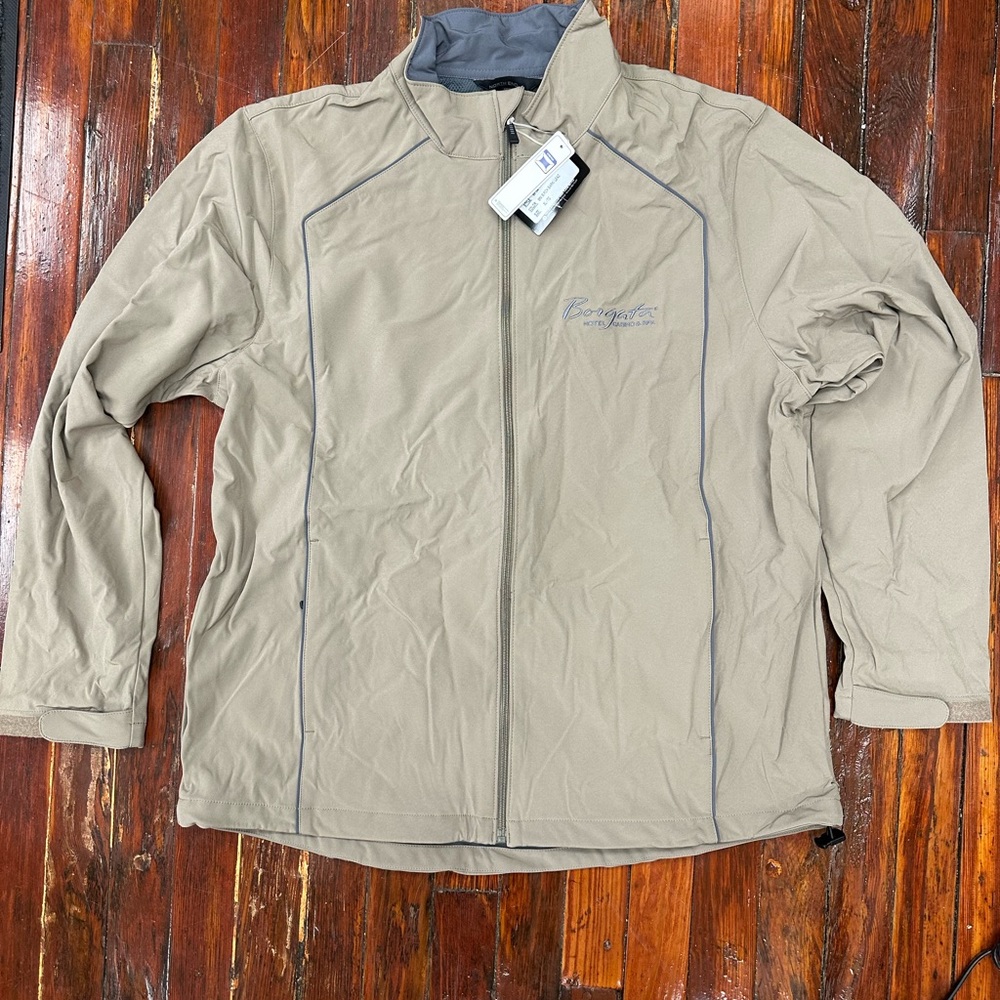 Men's Beige Windbreaker Jacket